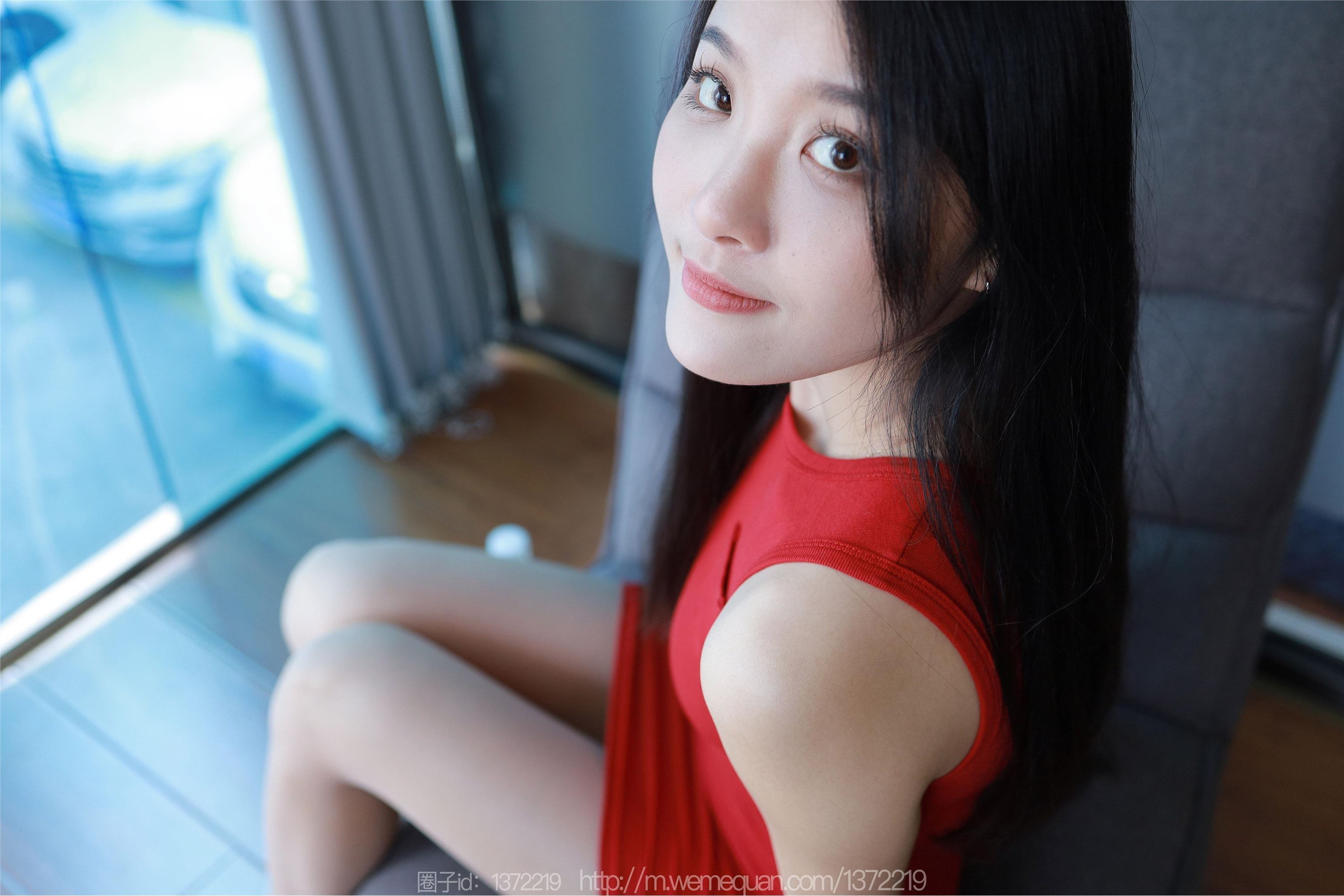 IESS异思趣向  2023.02.25 丝享家 1372 婉萍《红色包臀裙》